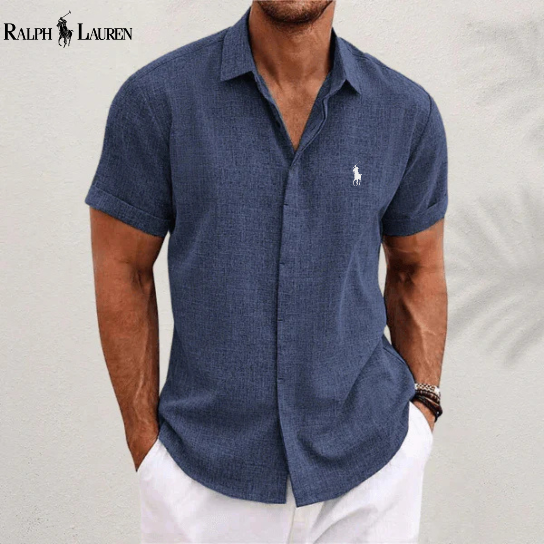Ralph Lauren™ | Klasyczna Koszula z Lnu