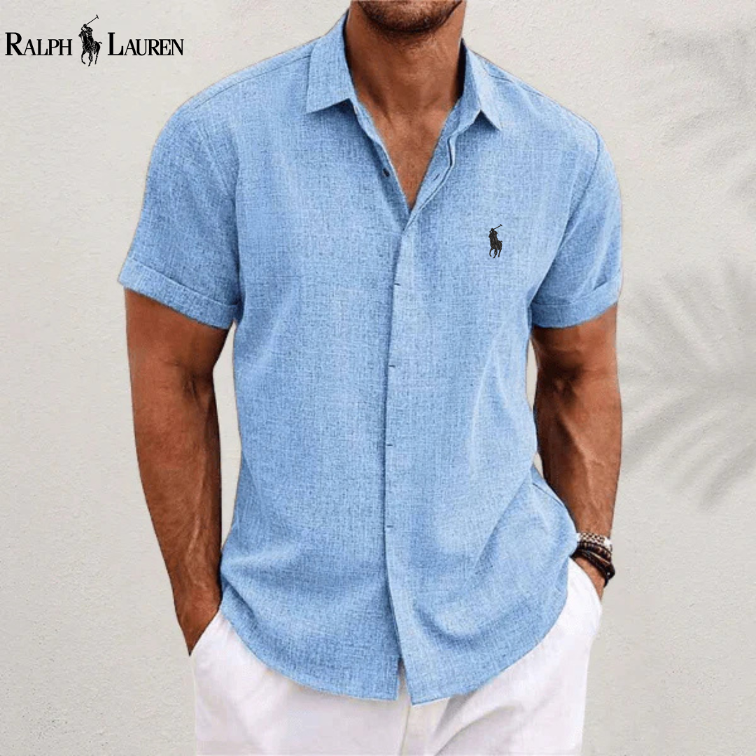 Ralph Lauren™ | Klasyczna Koszula z Lnu