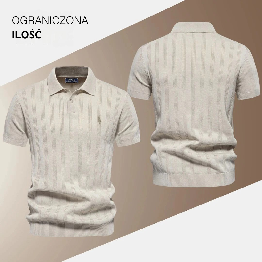 Ralph Lauren™ | Polo Męskie - Teksturowana Siatka RL ASM