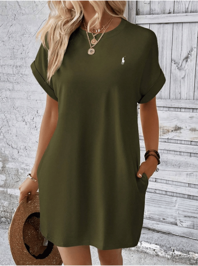 Ralph Lauren™ | Minimalistyczna elegancja Sukienka Casual na co dzień