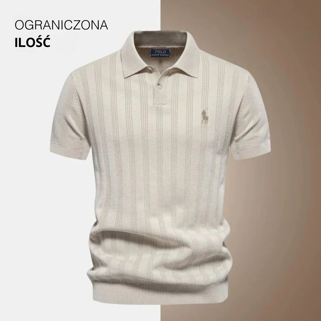 Ralph Lauren™  | Polo Męskie - Teksturowana Siatka RL ASM