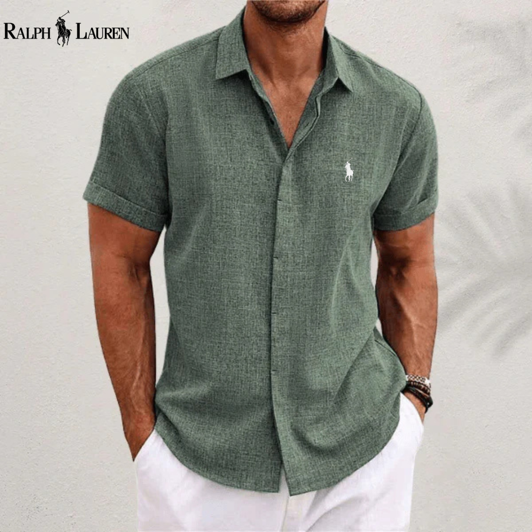 Ralph Lauren™ | Klasyczna Koszula z Lnu