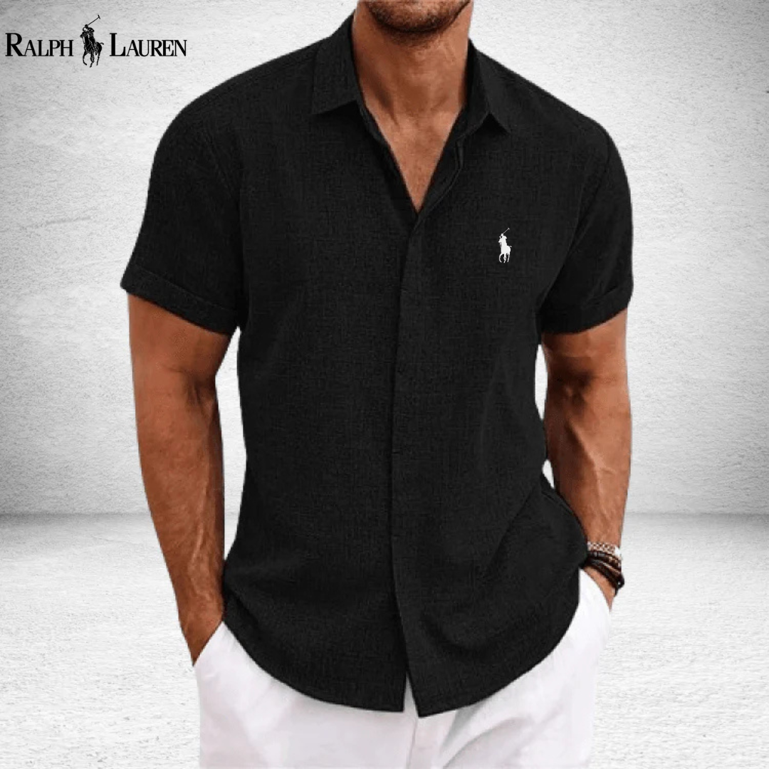 Ralph Lauren™ | Klasyczna Koszula z Lnu