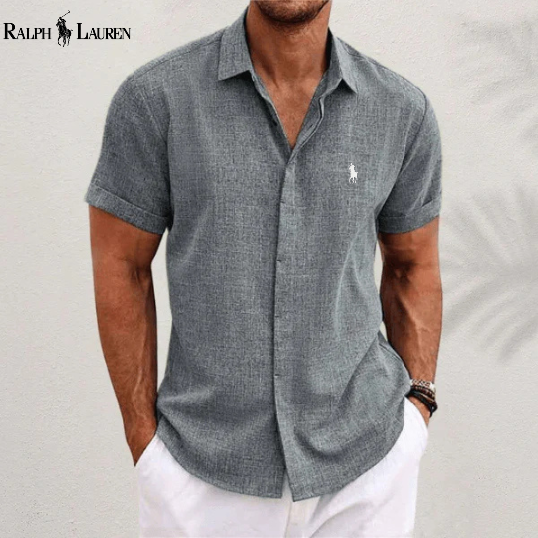 Ralph Lauren™ | Klasyczna Koszula z Lnu