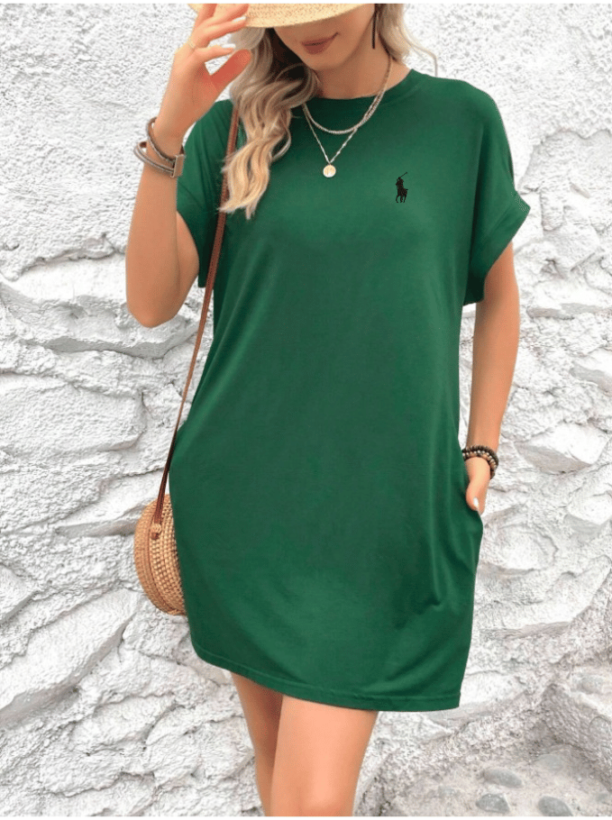 Ralph Lauren™ | Minimalistyczna elegancja Sukienka Casual na co dzień