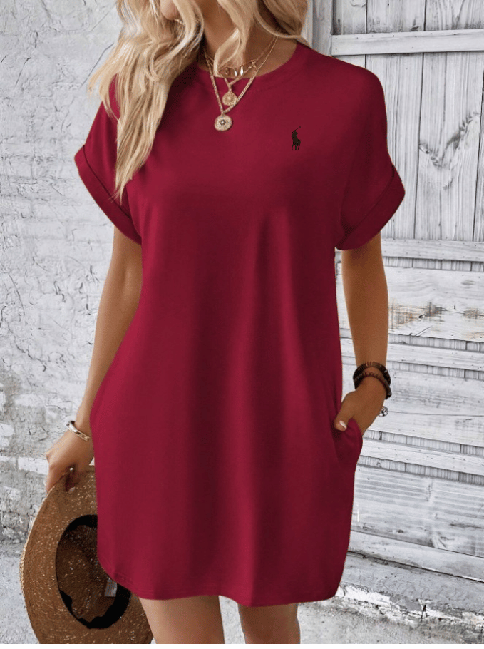 Ralph Lauren™ | Minimalistyczna elegancja Sukienka Casual na co dzień